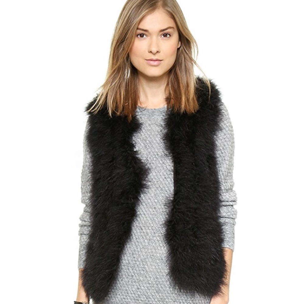 Club Monaco Violet Feather Vest